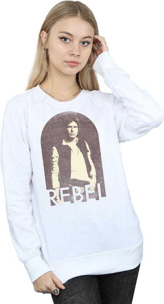 Star Wars - "Rebel" Sweatshirt für Damen BI36817 (S) (Grau meliert)