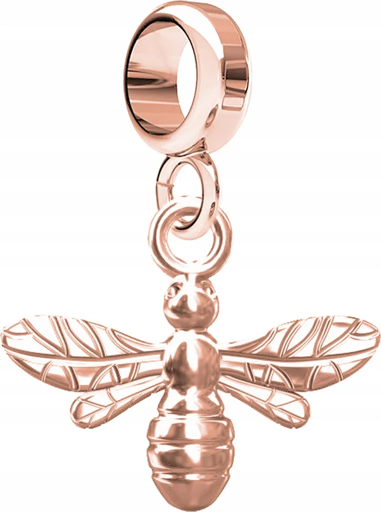 Pendente Ape in Argento 925 con Dettagli Oro Rosa | Design Esclusivo