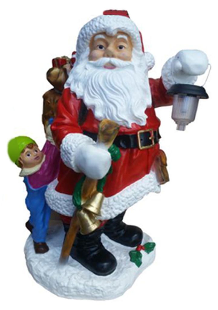 Weihnachtsmann Figur Statue Deko Figuren Deko Nikolaus Skulptur 75cm Winter Neu