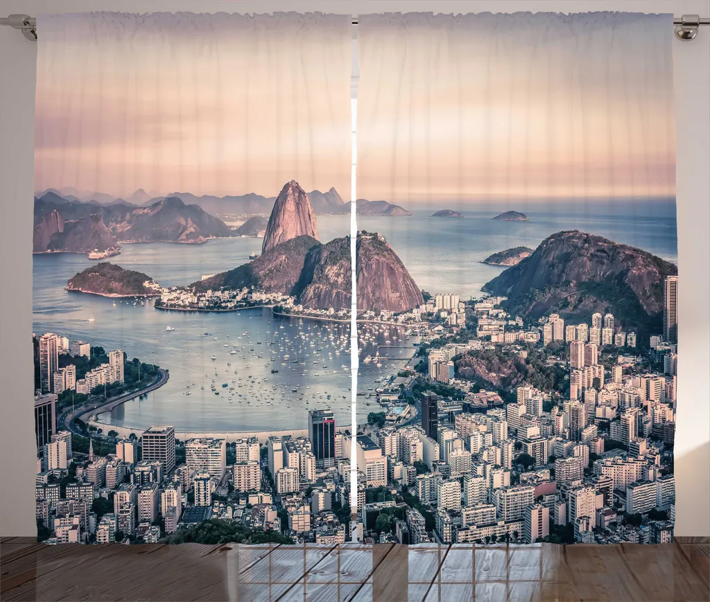Tenda Multicolore Rio de Janeiro 280x175 cm - ABAKUHAUS per Camera