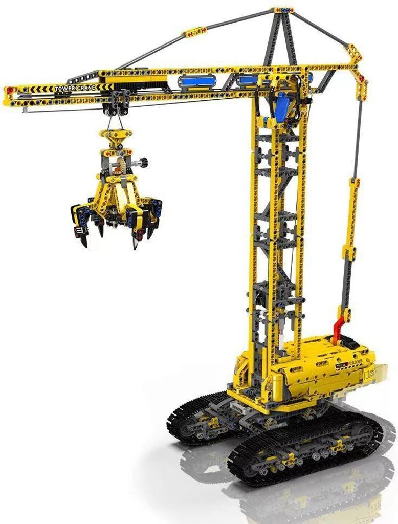 Mould King 17059 Grue à tour sur chenilles Briques de Image du produit 
