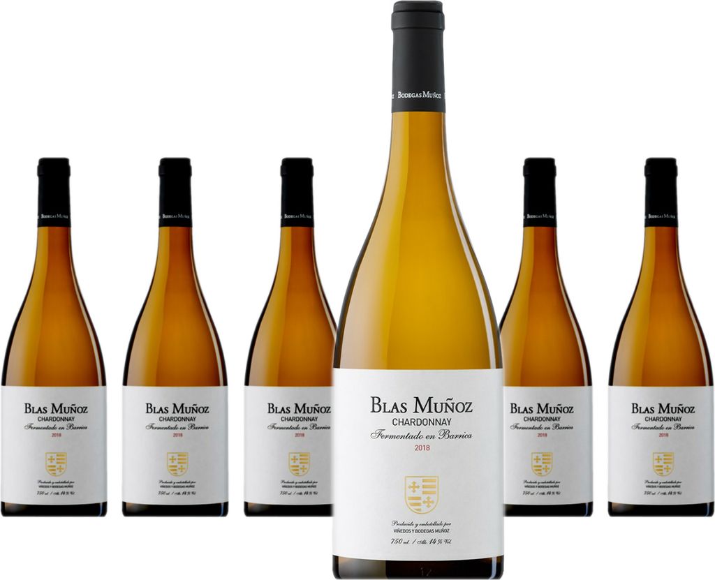 6 x Viñedos y Bodegas Muñoz Blas Muñoz Chardonnay Produktbild 
