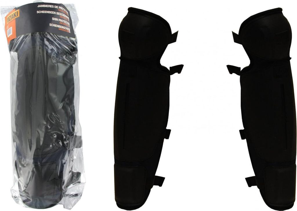 Paar Beinschützer. Mit Clip-on- und verstellbaren Produktbild 