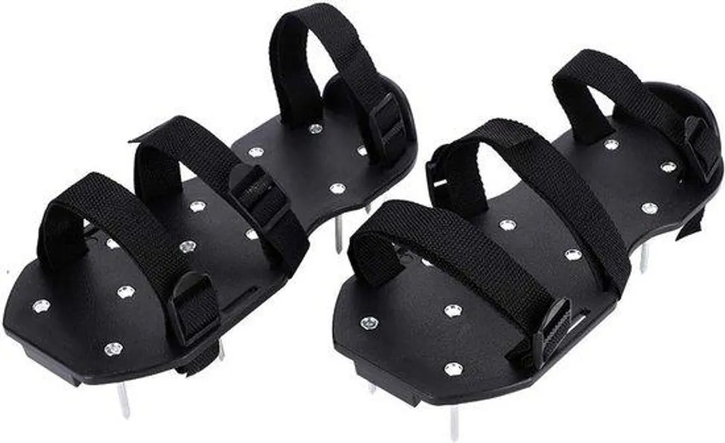 Chaussures d'aération gazon à pointes avec boucles en métal robustes