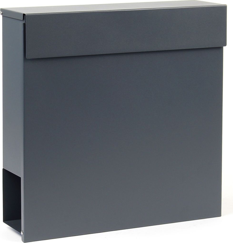 Wiltec Designer Briefkasten V49 anthrazit 370 x 105 x 370 Produktbild 1