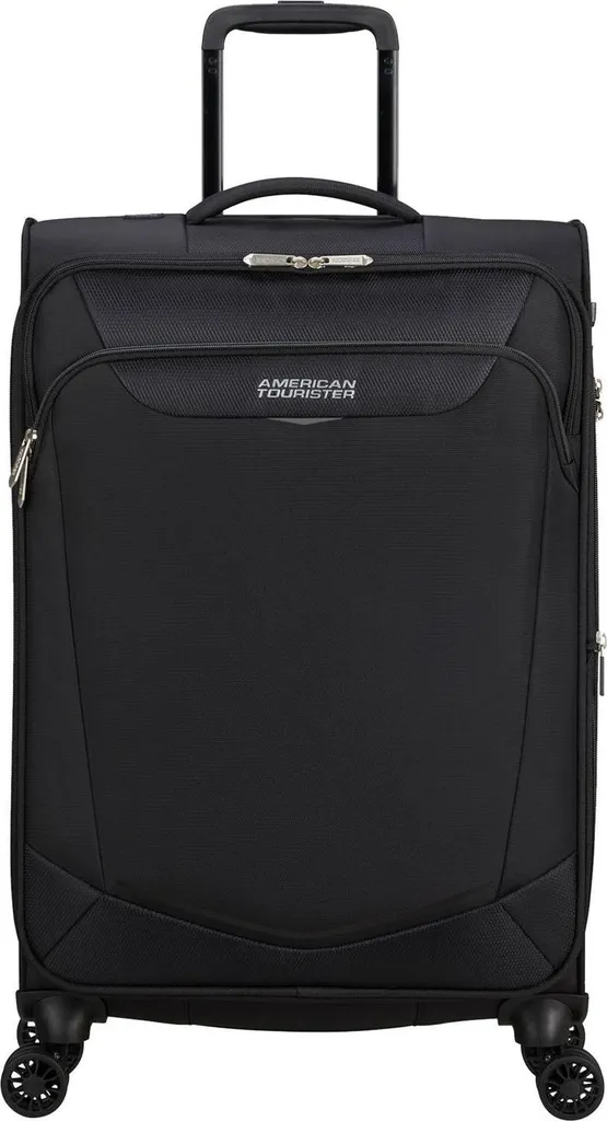 American Tourister carrello Summerride Spinner EXP TSA Trolley Black nero