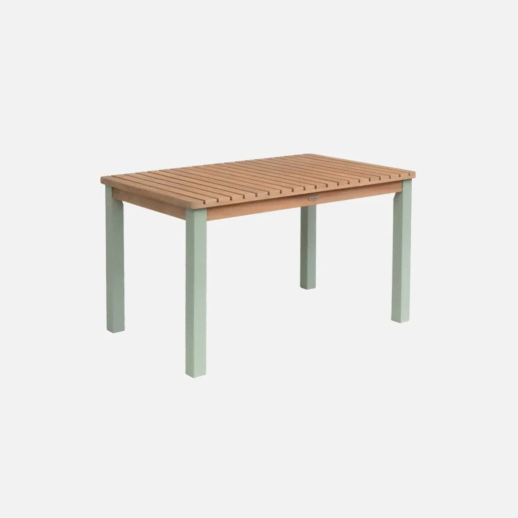 Arredo Giardino Bimbi: Tavolo in Legno 4 Posti Verde Grigio Chic