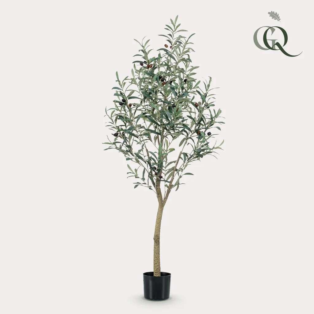 Olivier Artificiel 140 cm : Verdure Durable sans Lumière ni Arrosage
