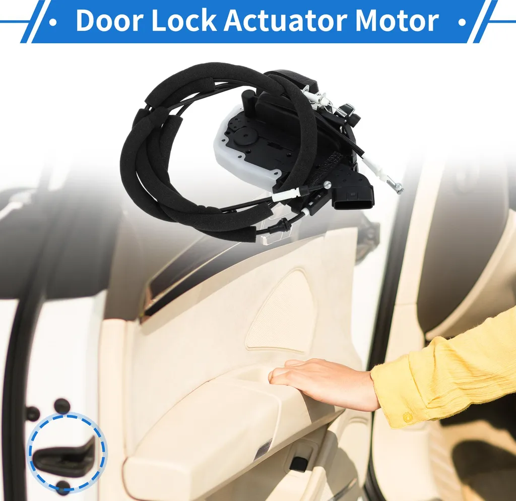 Serrure Électrique Porte Arrière Gauche Nissan Rogue 2008-2015 avec Câble