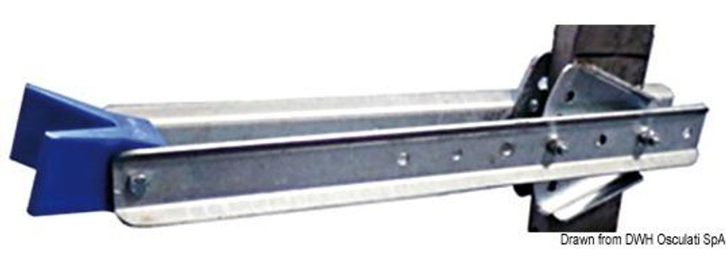 Einstellbare Bughalter, universal 645 mm , 1 Stück