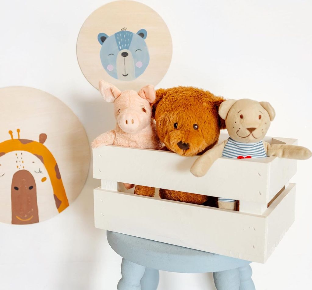 Creative Deco Set 3 x Cassetta in Legno Bianca | 30 x 20 x Immagine del prodotto 