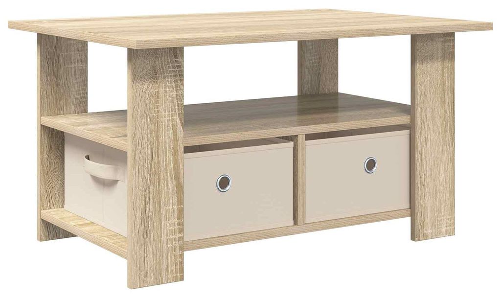 Couchtisch Sonoma-Eiche 77 x 55 x 42 cm Holzwerkstoff