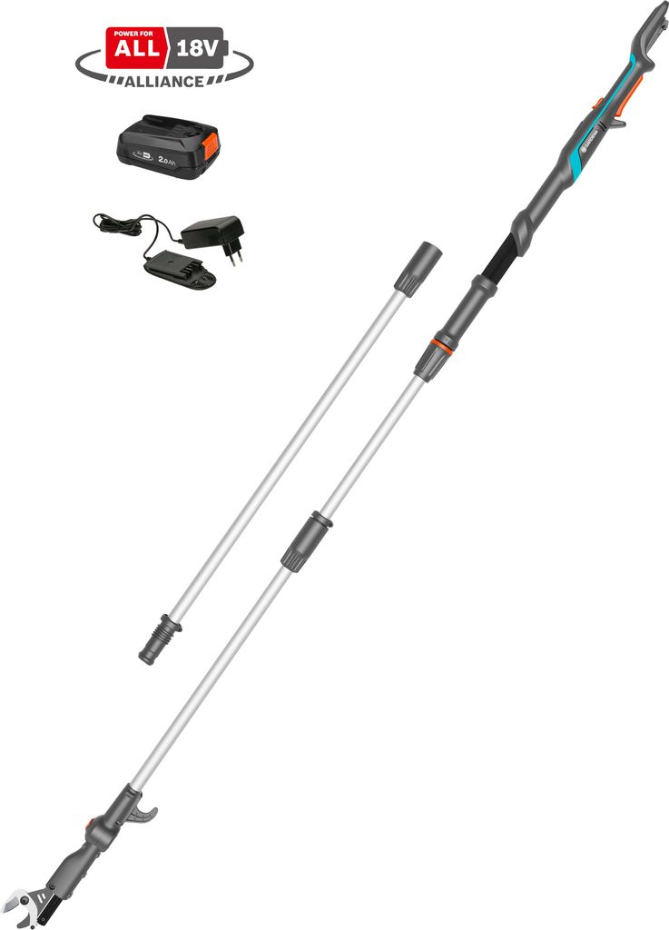 Gardena 14776-20 Gardena Akku-Teleskop-Baumschere HighCut Productafbeelding 