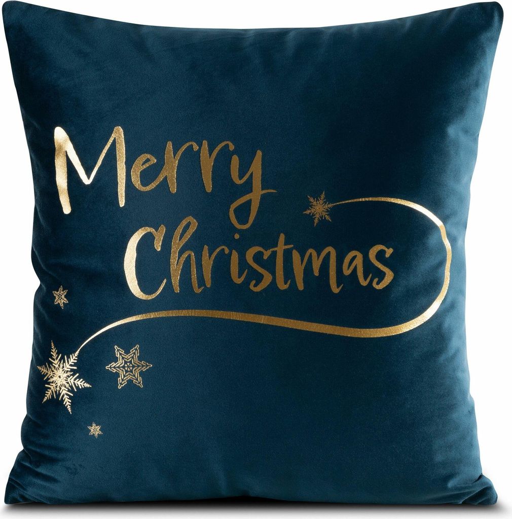 Eurofirany Kissenbezug Joy Kissenhülle Merry Christmas Produktbild 