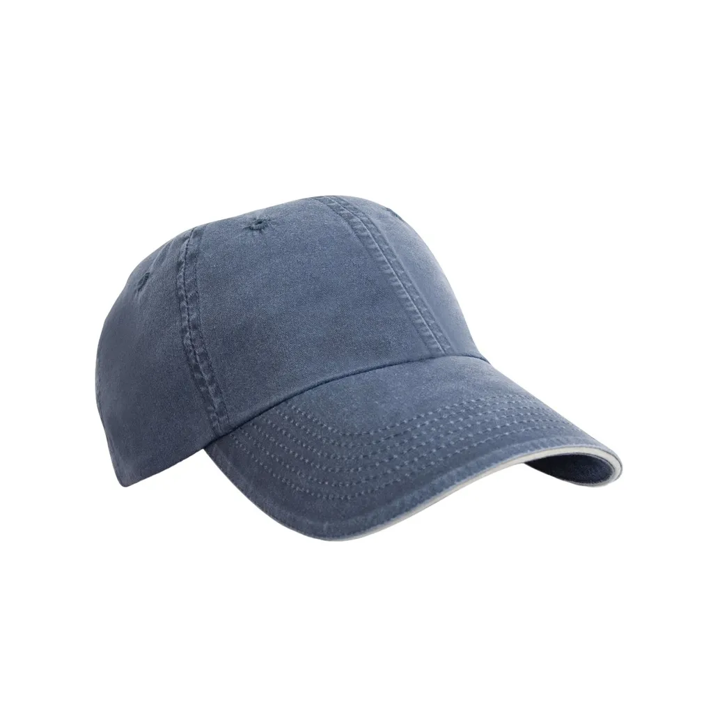Result Headwear RW10094: Cappello Baseball Sandwich Navy/Rosa in Cotone