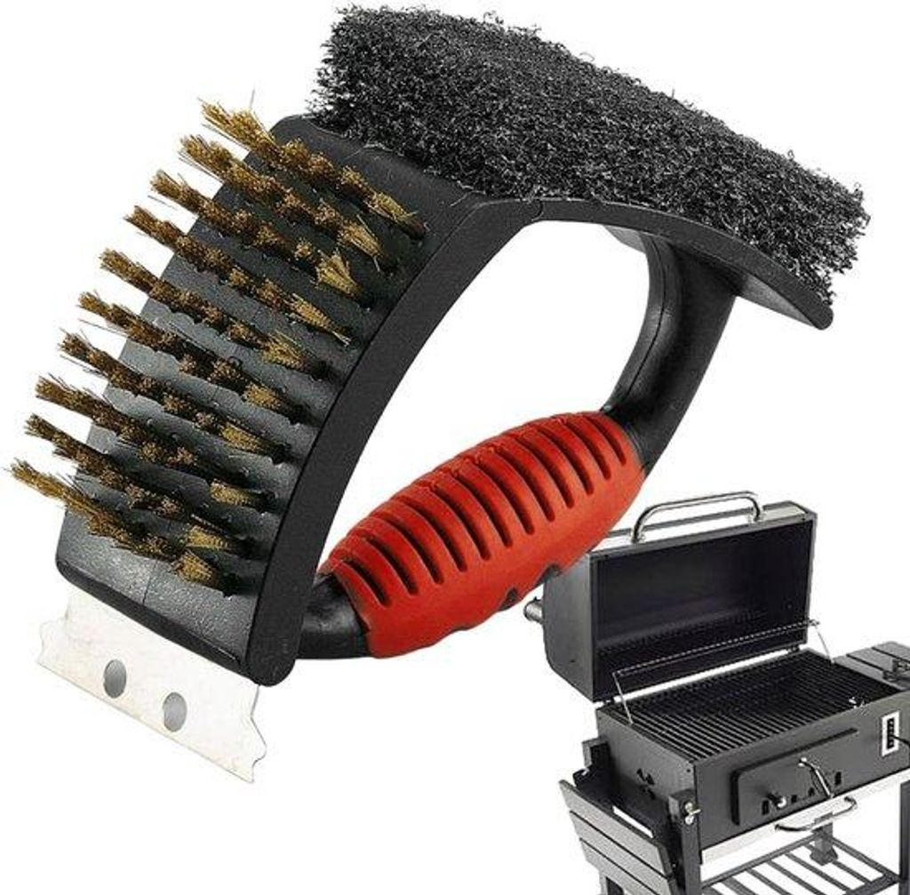 Ergonomische Grillreinigungsborstel