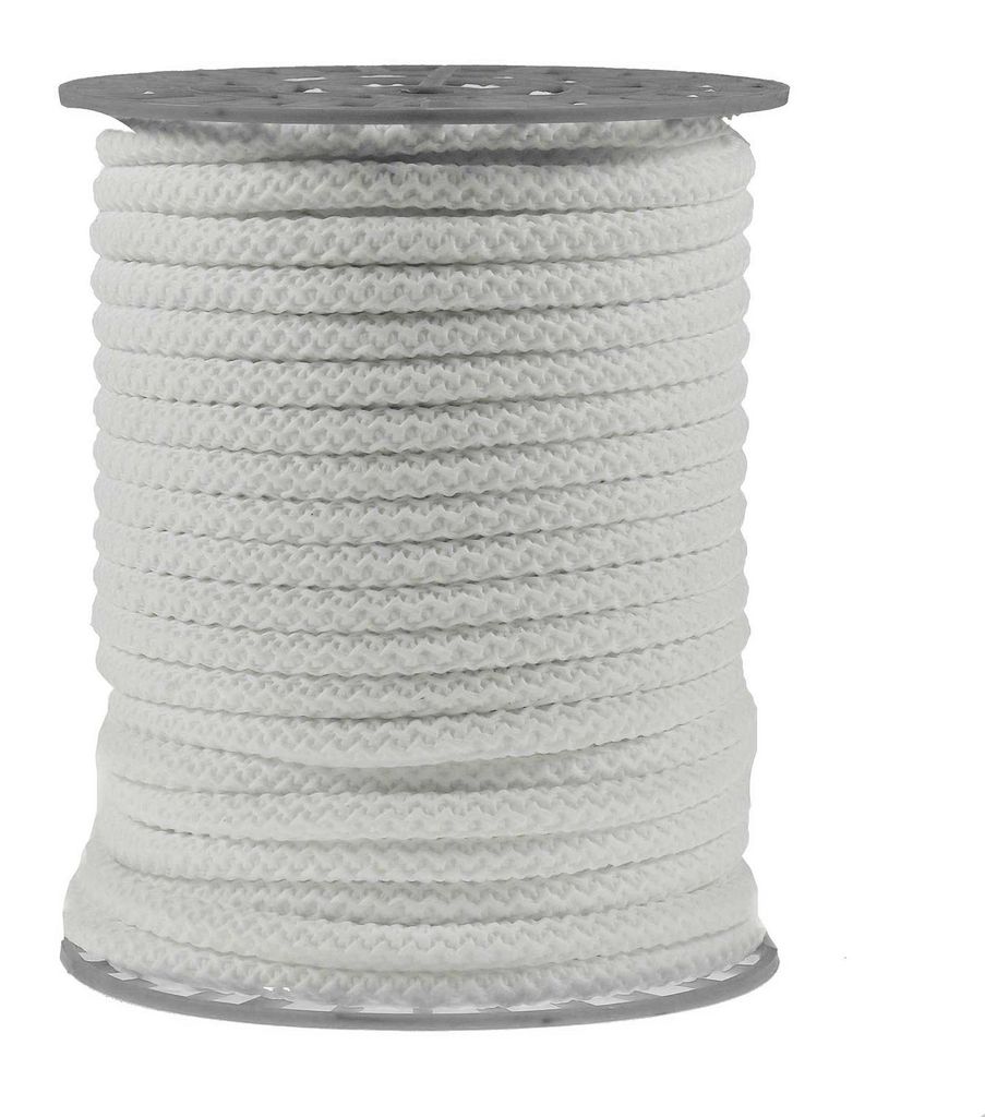 50m Polypropylen-Seil Ø 10mm auf Rolle Universalseil Kordel Schnur weiß