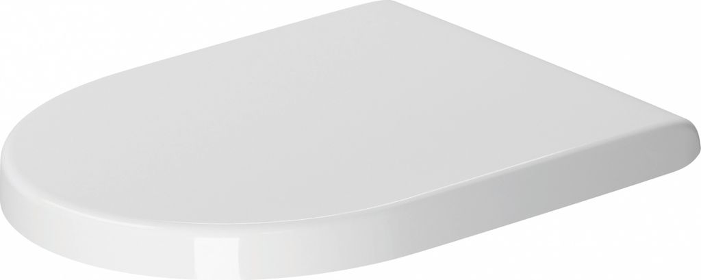 Duravit WC-Sitz Starck 3 mit Deckel, Scharnier Edelstahl, Produktbild 