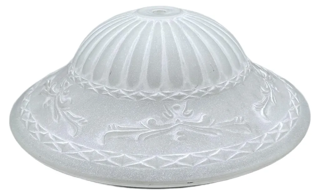 Réparer un plafonnier avec ce verre de rechange Ø 270 mm blanc et satiné
