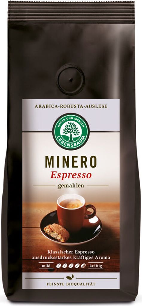 Lebensbaum Espresso minero, gemahlen 250g Produktbild 