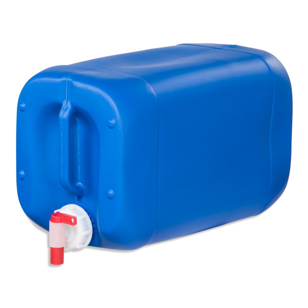 3 x 10 L Kanister blau Camping Plastekanister Wasserkanister Trinkwasser DIN51. 