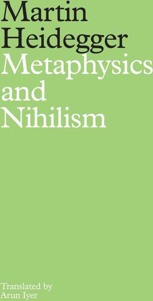 Metaphysics and Nihilism