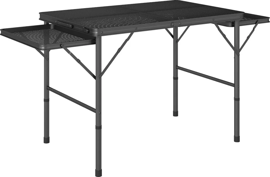 Table pliante d'extérieur 137cm en alu pour camping et pique-nique