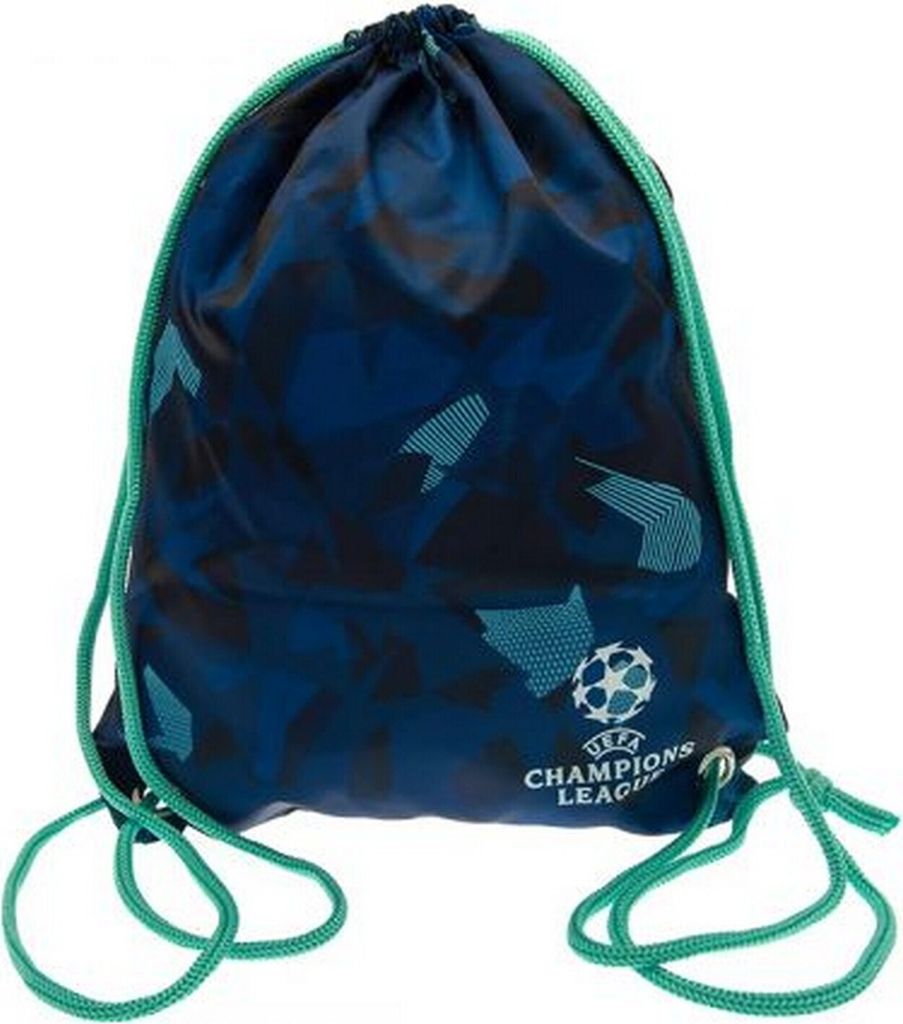 UEFA Champions League - Turnbeutel, Abstrakt BS3181 (Einheitsgröße) (Marineblau/Aquamarin)