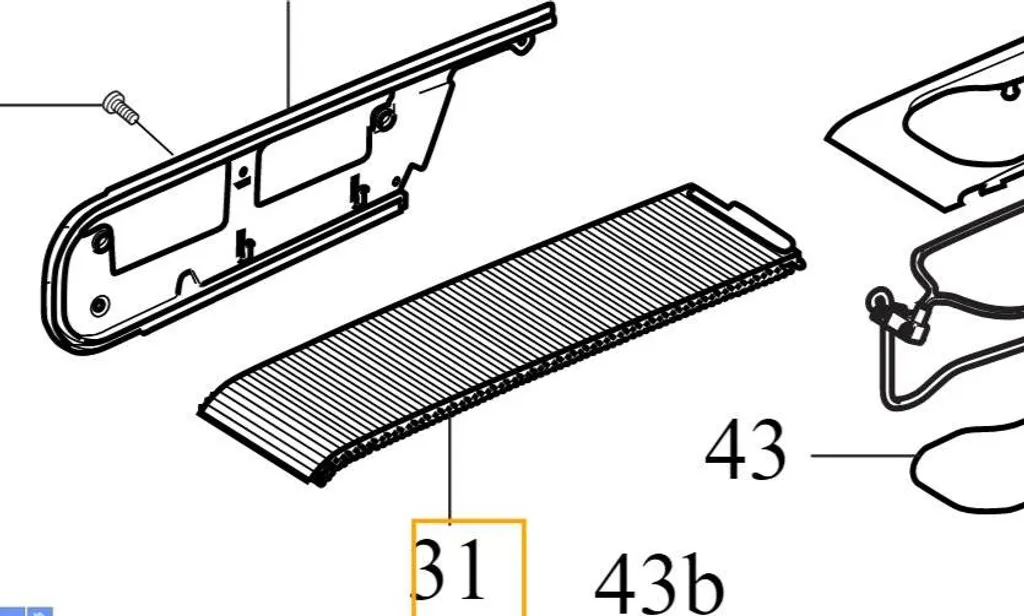 Store tunnel central Volvo XC60 S60 V60 II pour rangement discret
