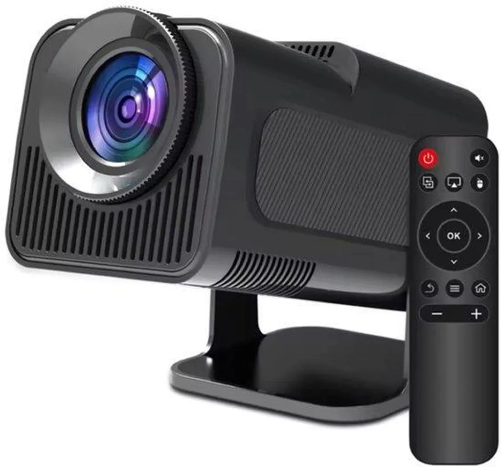 Vidéoprojecteur Portable 1080p HY320 - Cinéma Maison Intelligent Noir