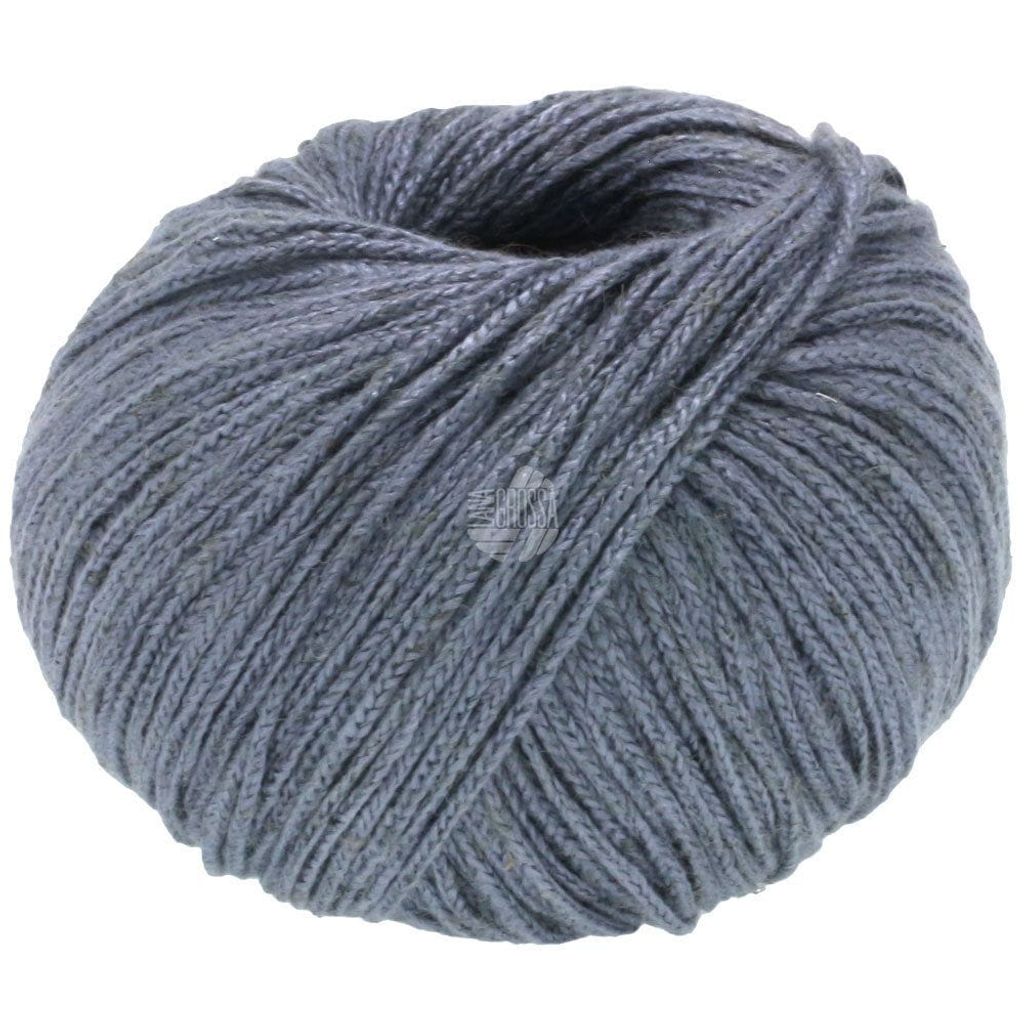 A ball of grey yarn.
