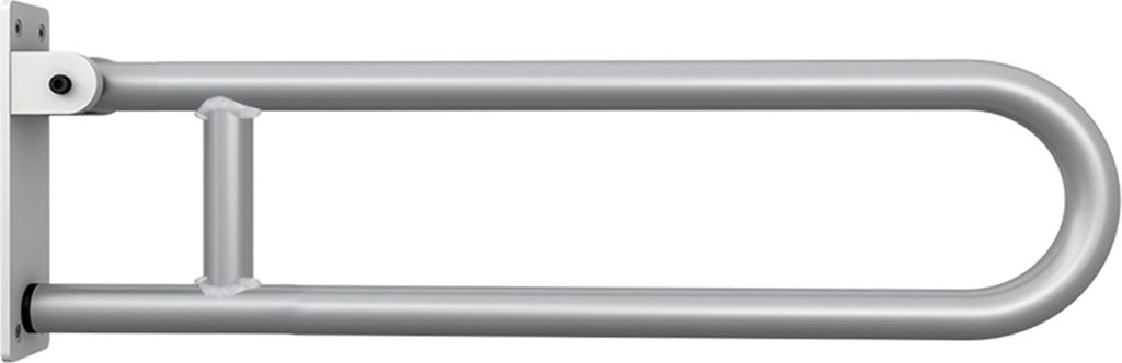 Toilettengröße flippend faltbare antistatische Nicht-Schlupf-Aluminiumlegierung Anti-Korrosion Falten-Handlauf für Zuhause-Weiss