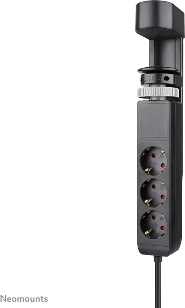 Solution de charge bureau Neomounts DS22-840BL6 triple prise et USB