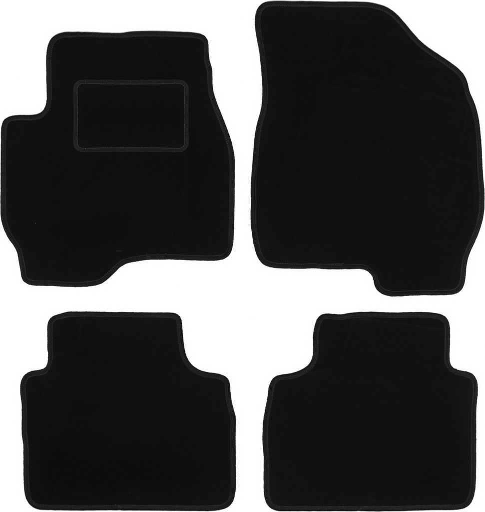 Schwarze Velours-Fußmatten für: Mazda Tribute SUV (2000-2011)