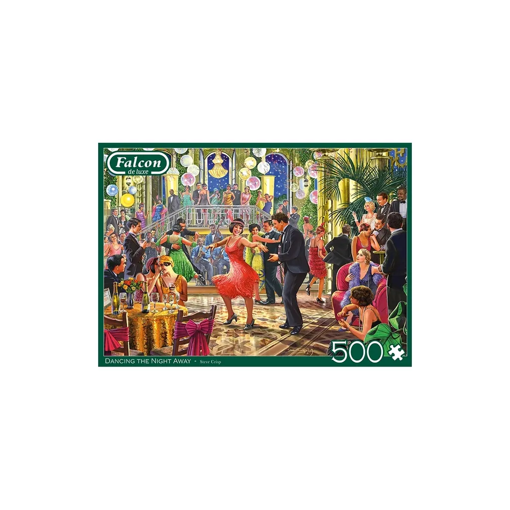 Puzzle 500 pièces Dancing the Night Away - Pièces solides sans reflets - 3
