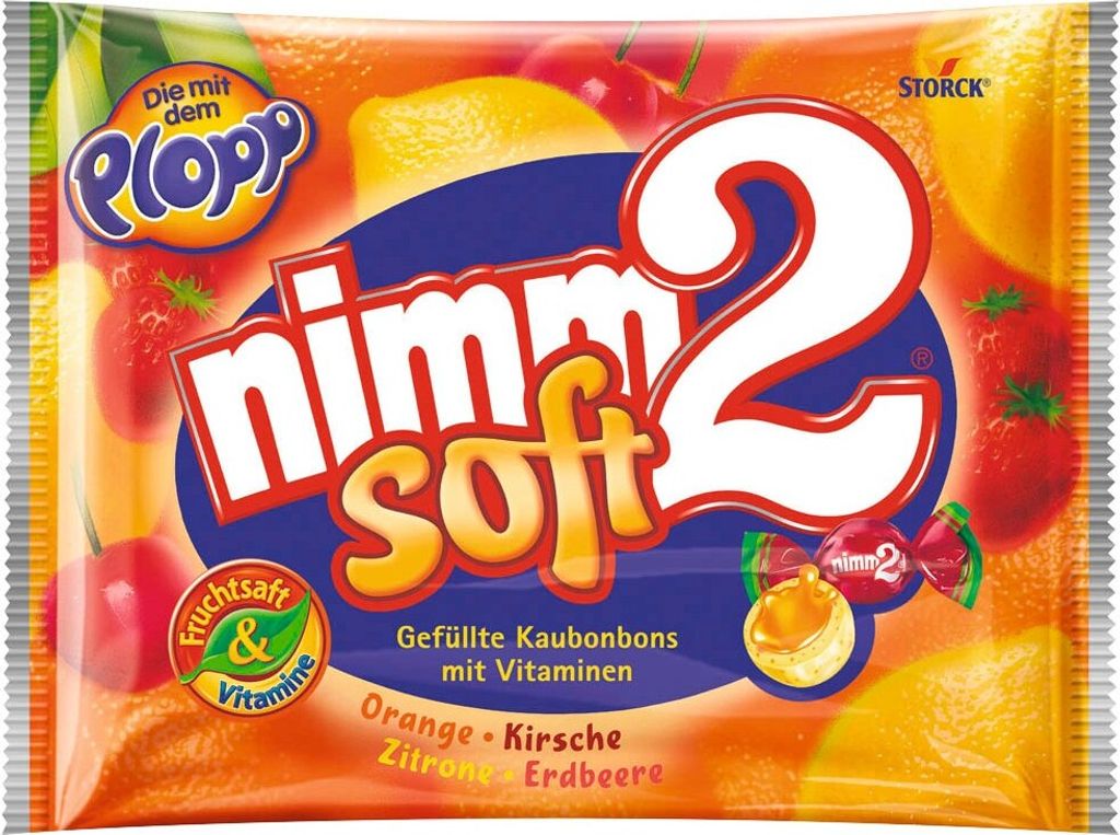 STORCK Nimm2 4014400910148, Miękkie cukierki, 800 g, Owoce, Zdjęcie produktu 