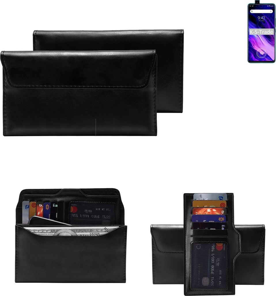 K-S-Trade Handy Hülle kompatibel mit UMIDIGI S5 Pro Schutz Hülle Tasche Schutz Case Handytasche Kunstleder schwarz, 1x