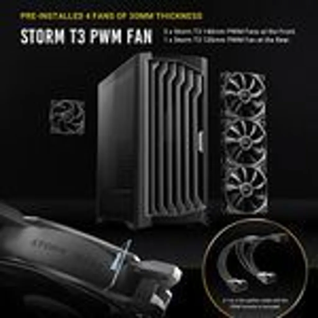 Antec Performance 1 Noir : Boîtier Grand Tour PC de Haute Performance - 3