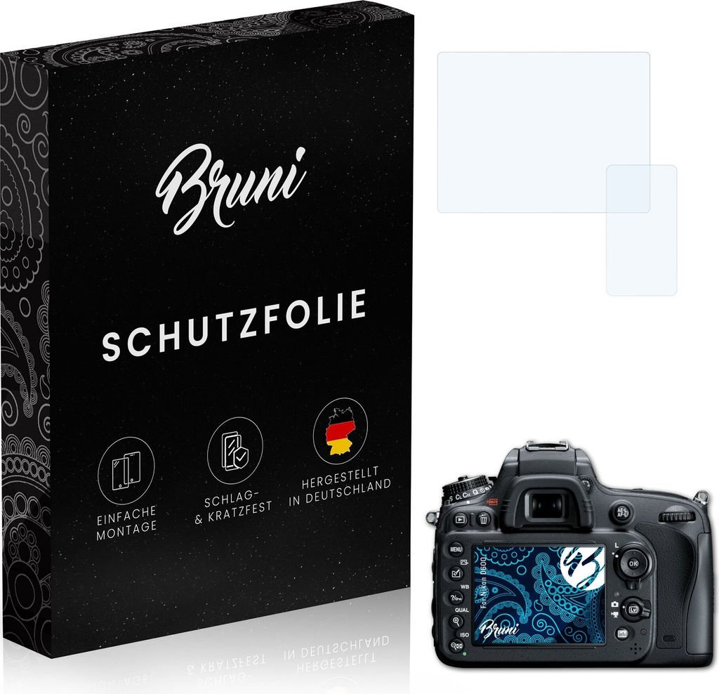 atFoliX 4054274697813, Transparent, Nikon, D600, Klare Bildschirmschutzfolie, Kratzresistent, Glänzend