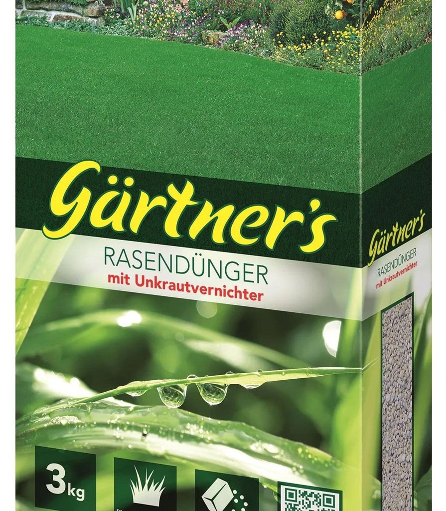 Rasendünger mit Unkrautvernichter 3 kg Produktbild 