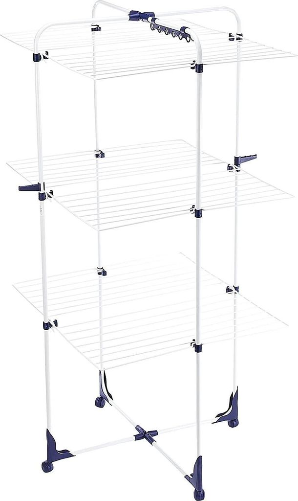 Leifheit 81455 Wäscheständer & -leine Blau, Weiß Produktbild 4