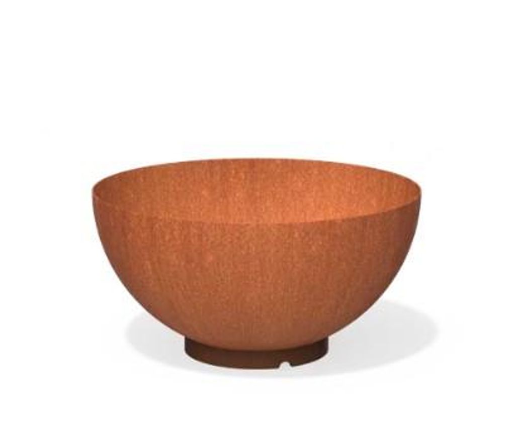 Feuerschale Bocca 800 x 410 mm, Stahl 3mm Stärke für Garten und Terrasse