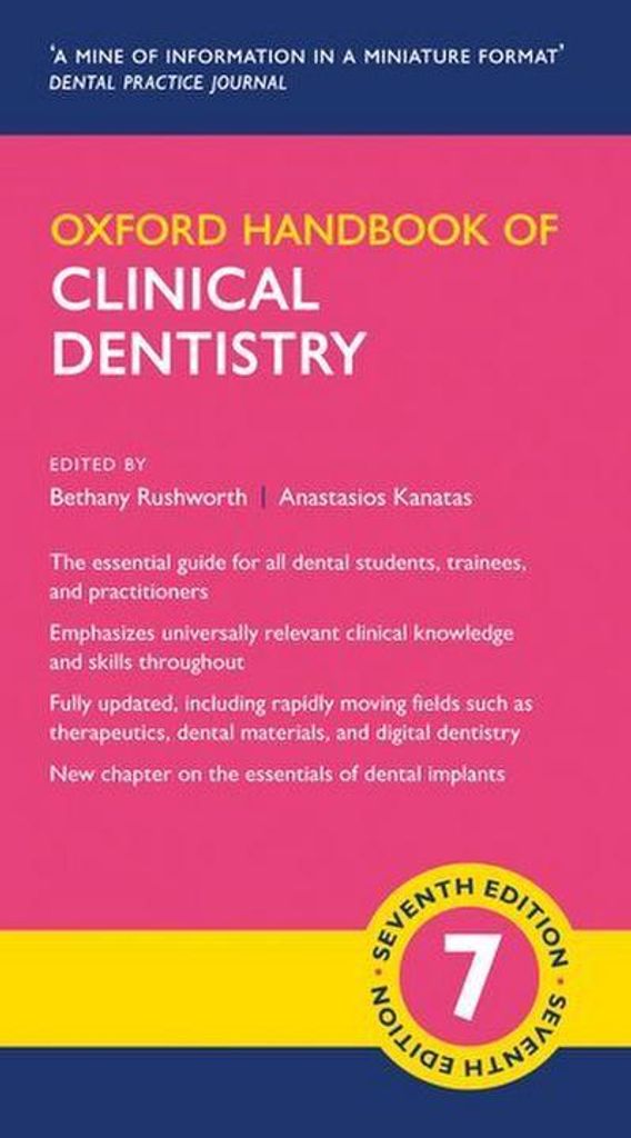 Oxford Handbook of Clinical Dentistry Obrázek produktu 