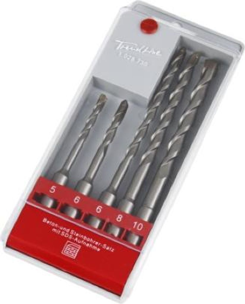 TrendLine SDS-Bohrer-Set für Beton & Stein 5-teilig Produktbild 