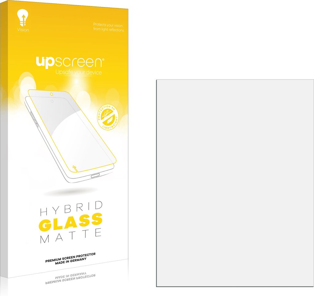upscreen Entspiegelungs Schutzglas für Smartphones und Handys mit 2,4 Zoll (36.98 x 49.29 mm, 4:3) Schutzfolie Panzer Folie Glas Display Schutz matt