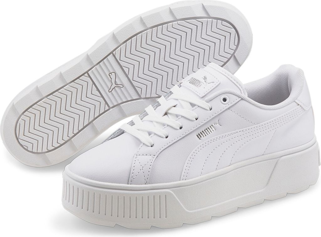 Puma Karmen L - Weiß / Weiß Leder Größe: 39 Normal Produktbild