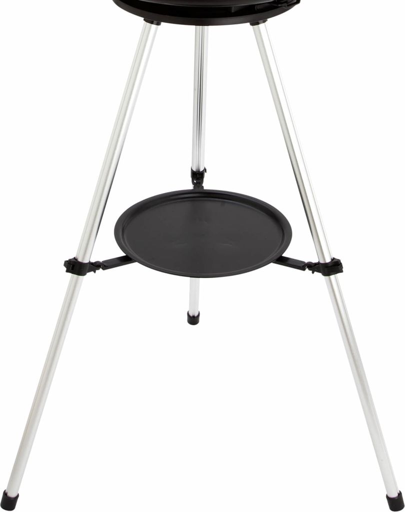 All'Grill Dreibeinständer Aluminium/Kunststoff für Vulcano/Lotus oder ähnliche Holzkohlengrills D 29cm oben