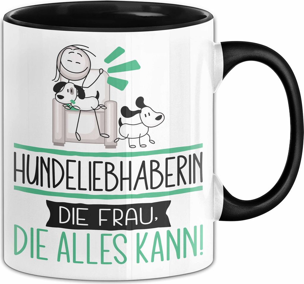 Hundeliebhaberin Geschenk Tasse Becher Die Frau Die Allen Produktbild 