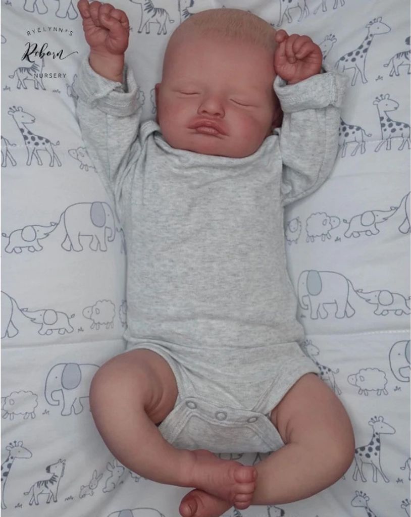 45 cm fertige Reborn-Babypuppe, handgefertigtes Spielzeug für Mädchen, Weihnachtsgeschenk, Puppen für Babys, Kinderspielzeug.Silikon Jungen Body