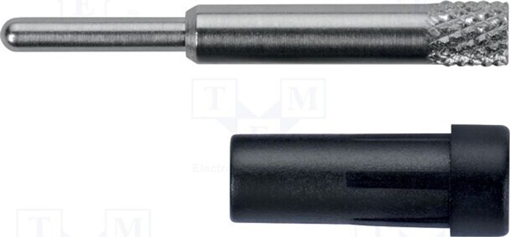 2x Buchse 70VDC 24,5mm 10A 2mm Bananen isoliert schwarz 2mΩ EPB 6053 NI / SW Bana